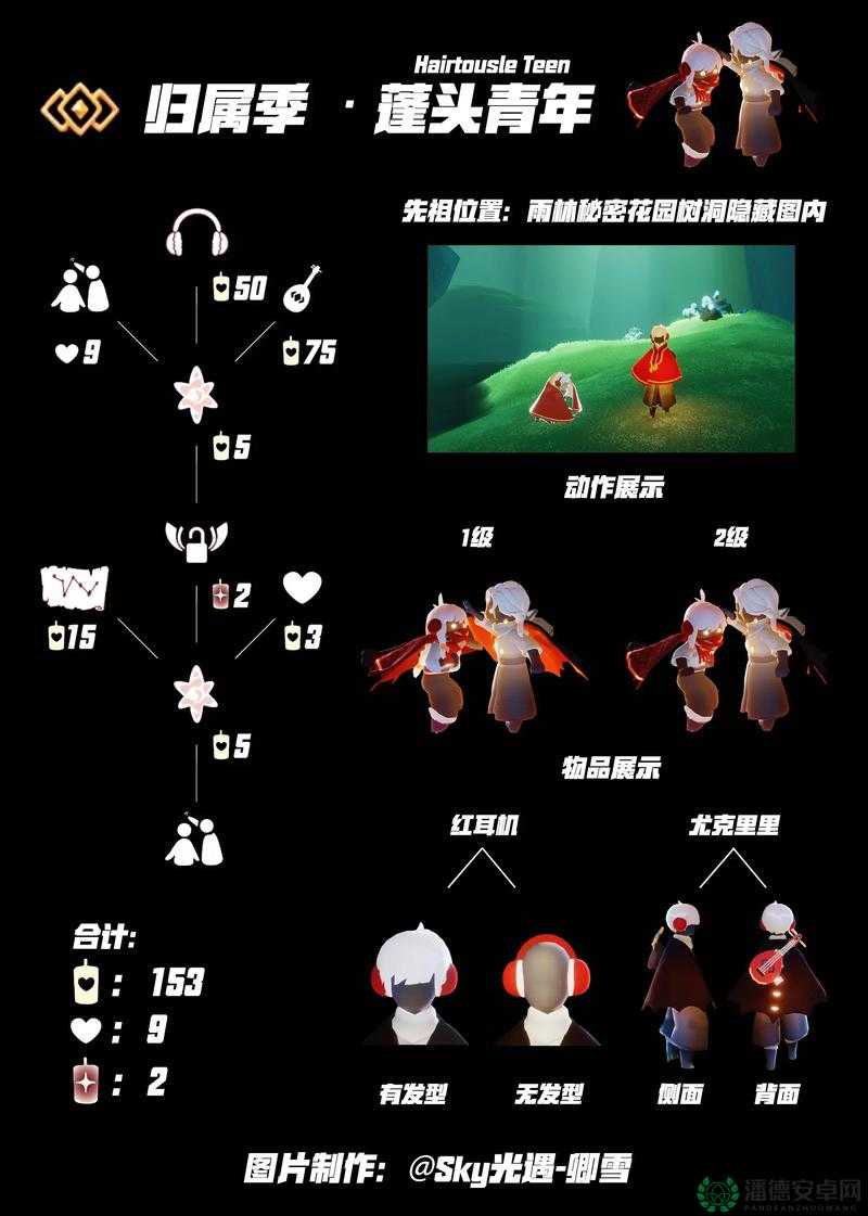光遇吊床先祖兑换图曝光了吗？玩家期待已久的全物品兑换详情！